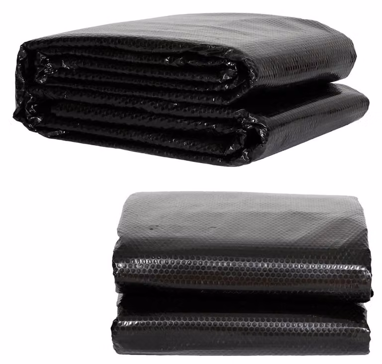 Telone solare nero 8x5 m Riscaldamento piscina Telo termico Copertura protettiva Sole Sottofondo