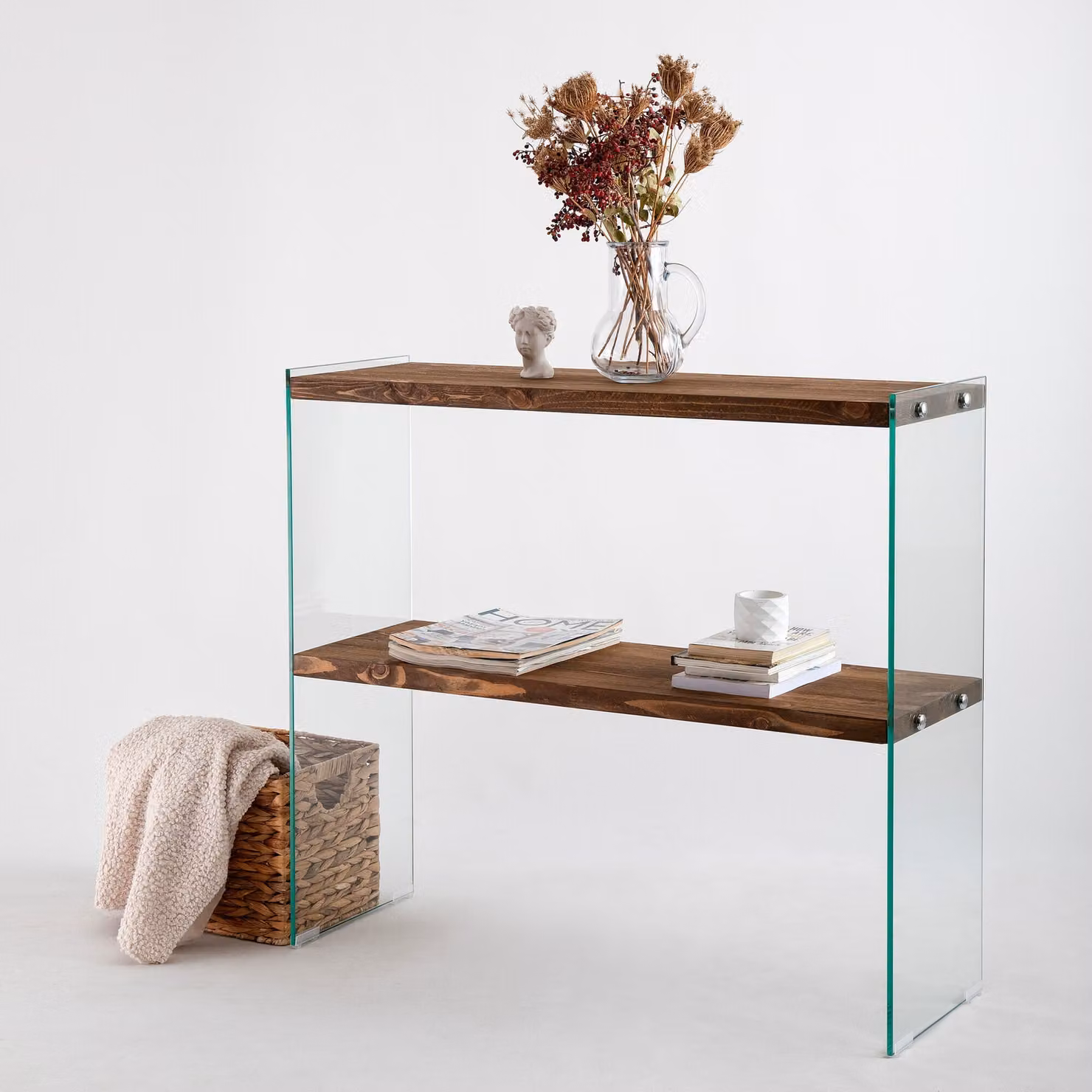 Skye Decor, Venedik- VenedikMDD, colore noce, cassettiera, 80x90x30 cm, 100% legno di pino massiccio