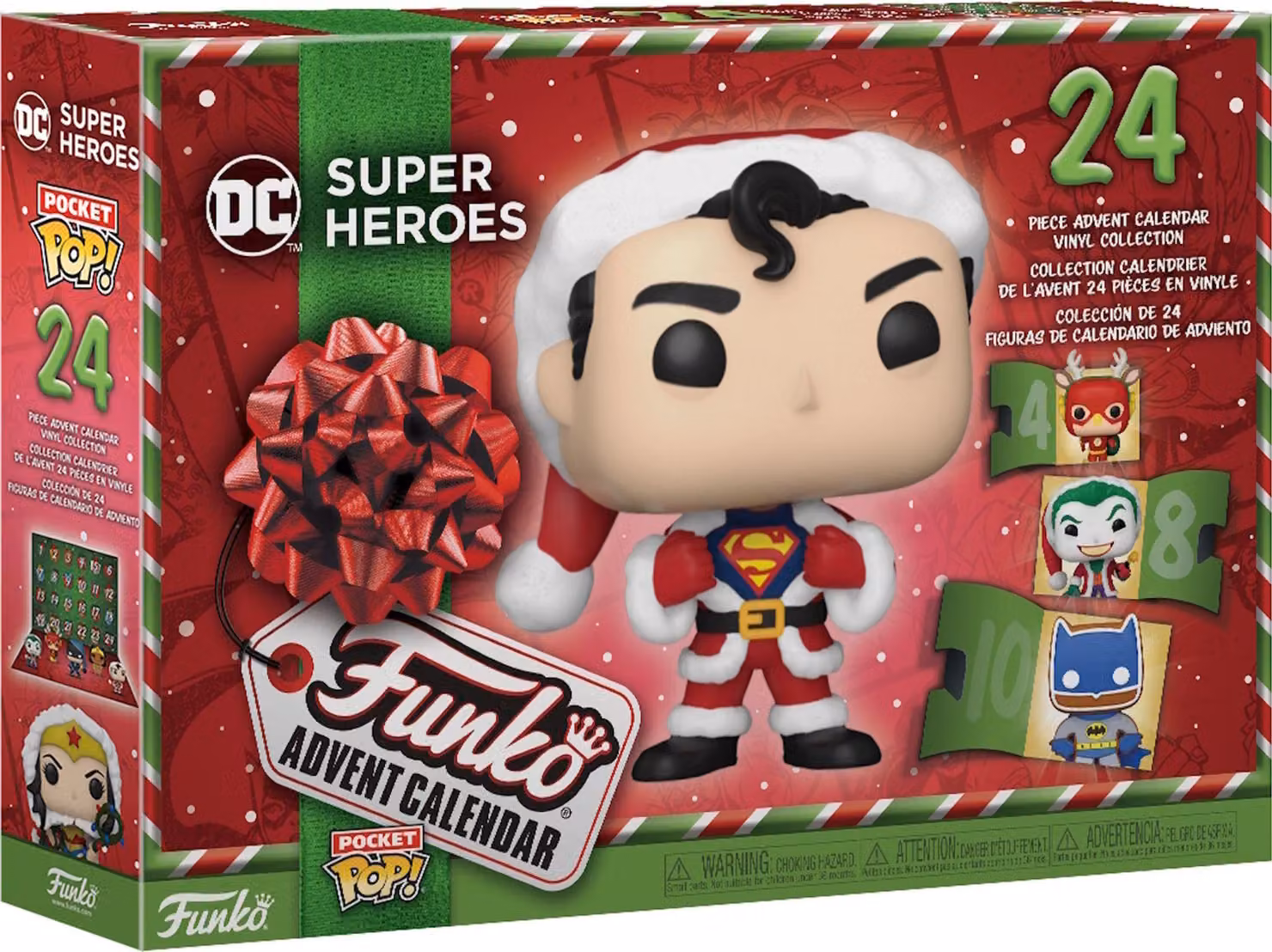 Calendario dell'Avvento Funko Pocket POP! DC Comics, con 24 mini-personaggi