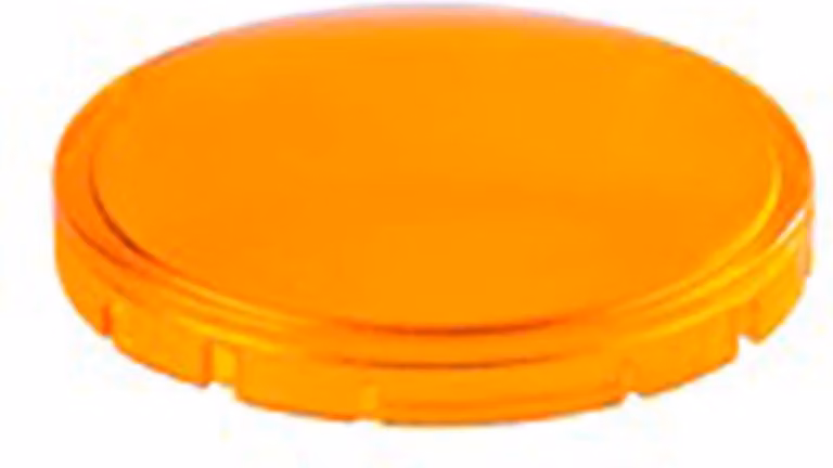 Georg Schlegel Cappuccio pulsante, bombato trasparente Colore giallo Versione scrivibile e illuminabile - 1 pezzo