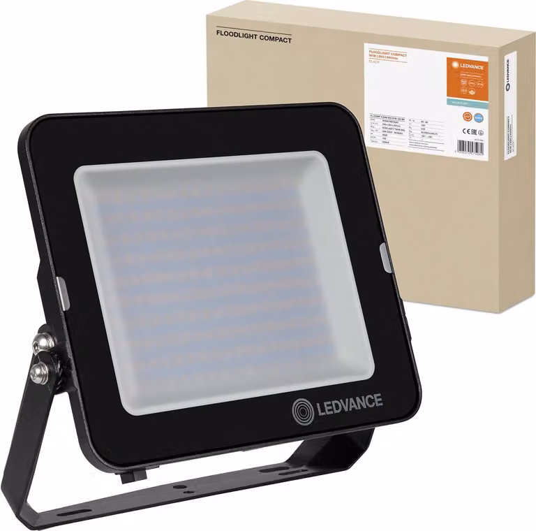 Proiettore LED Proiettore da esterno 90W 9000lm 6500K IP65 Nero Proiettore Ledvance