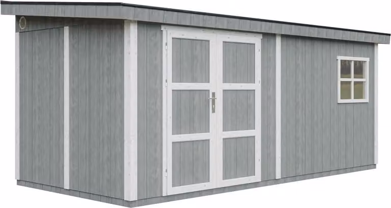 Casetta da giardino di 11,47 m² - H231x248x530 cm - Timbela M940-CAVERN STEEL