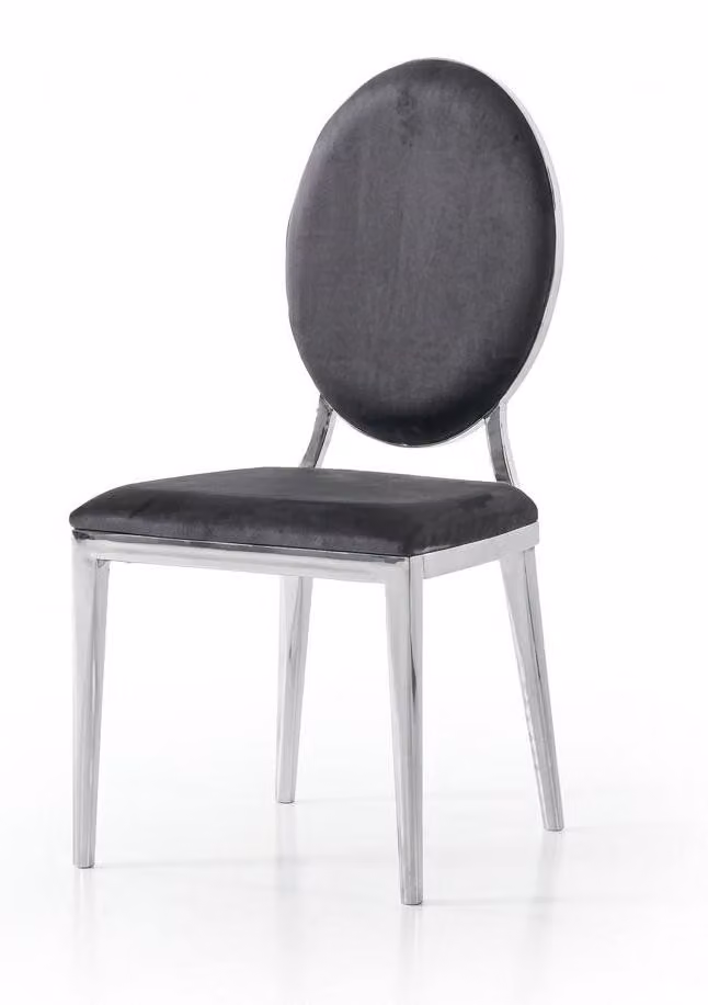 Sedia comoda, imbottita, in tessuto e metallo, dal design moderno e versatile, di colore nero, pratica