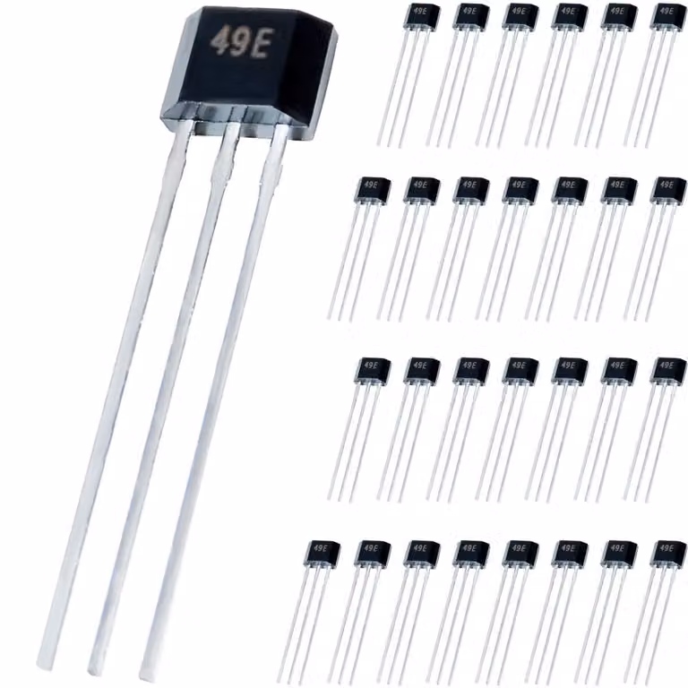 Sensore ad effetto Hall 49E, confezione da 30 pezzi, lineare, a basso rumore, in package TO-92