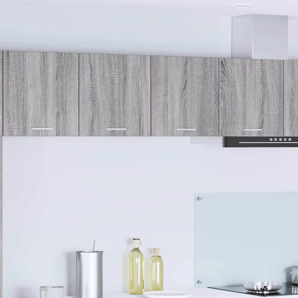 Armadio pensile da cucina vidaXL Grigio, L 80 cm, P 31 cm, H 40 cm