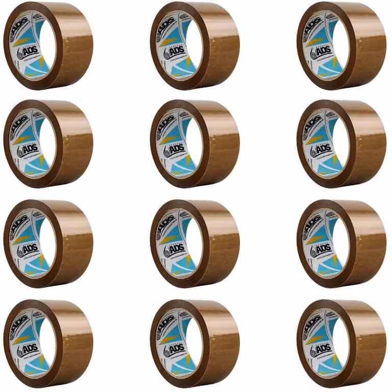 Nastro Adesivo Avana Silenzioso 50 mm X 66 M Per Imballaggio - Numero Pezzi 12