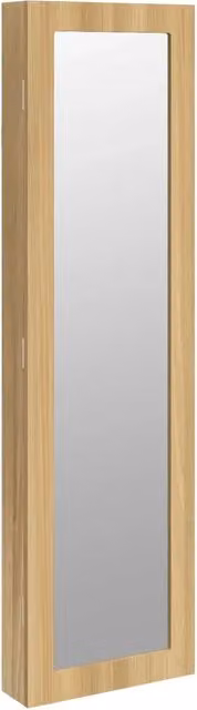 Armadio Portagioie con Specchio DESIGN IN da Parete Marrone L: 30 cm, P: 8,5 cm, H: 106 cm CFW6534175