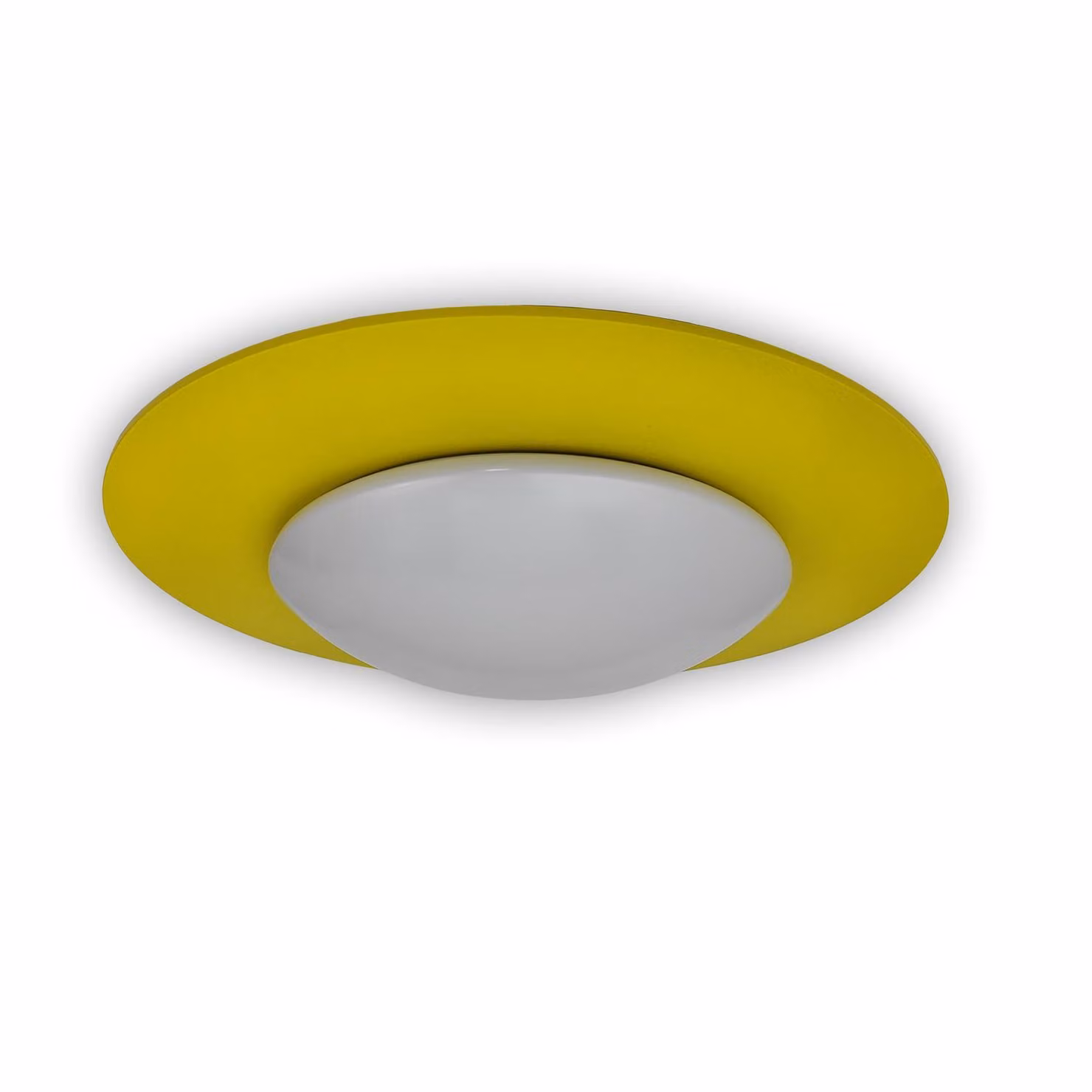 Ciotola da soffitto Saturn, giallo sole