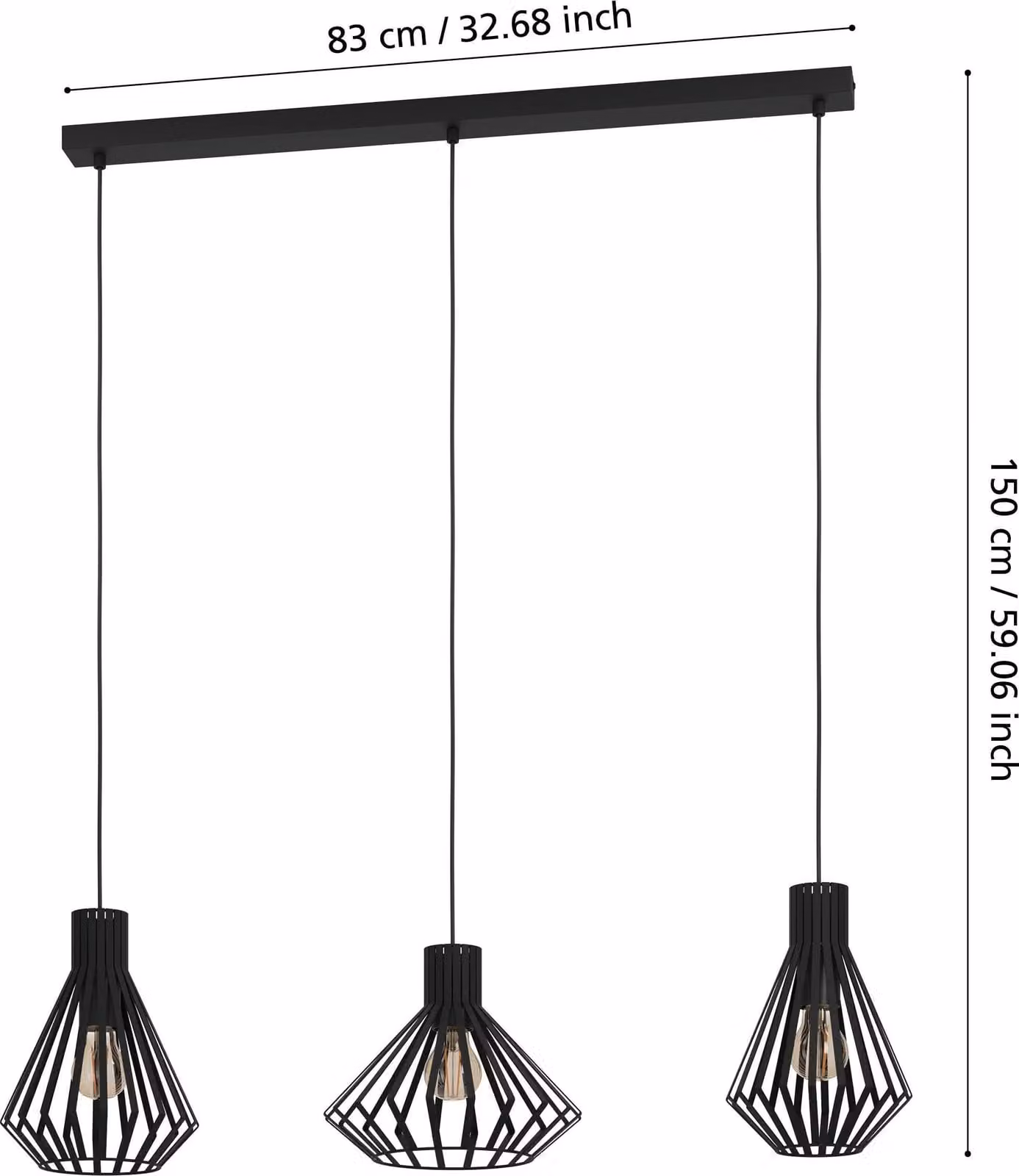 BASIDANO lampada a sospensione 390125 Eglo