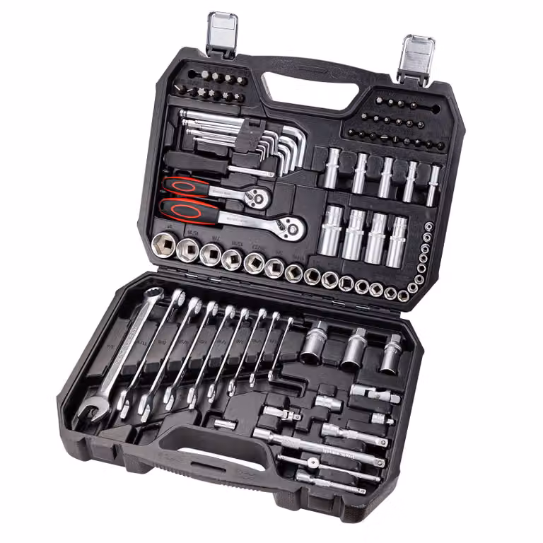 Utensili da officina Gola 1/4" + 3/8", set da 92 pezzi