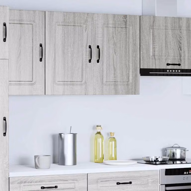 Pensile da Cucina Kalmar Grigio Sonoma in Legno Multistrato
