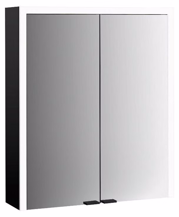 emco prime 3 armoire de toilette, 600mm, 2 portes, modèle apparent, 949714302, 949714302