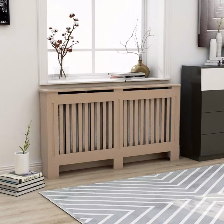 The Living Store Rivestimento per radiatori 152x19x81,5 cm MDF