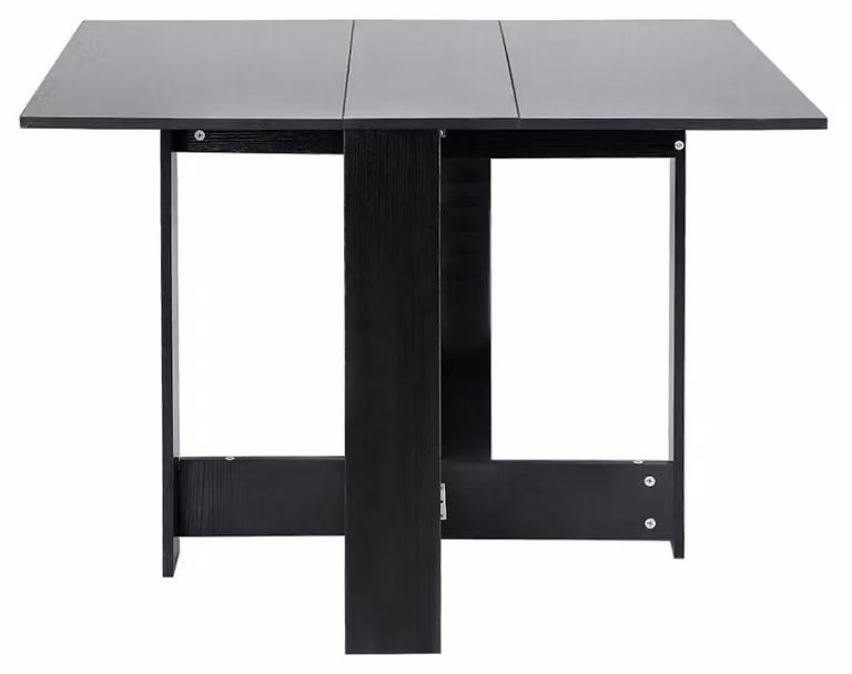 Tavolo da pranzo - Tavolo quadrato - 103x76x73,4 cm - Per 4 persone - Stile moderno minimalista - Adatto per sala da pranzo e soggiorno - Nero
