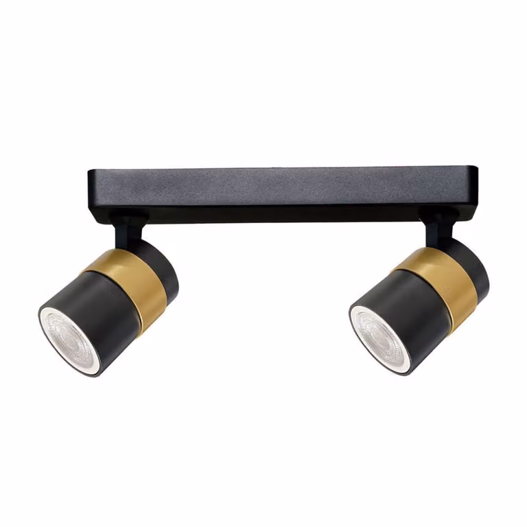 Eleganter Light Prestige, lampada a incasso, colore nero/oro