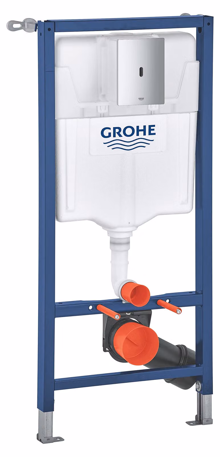 Set completo per WC 3-in-1, con tecnologia a infrarossi, lunghezza 1,13 metri, finitura cromata