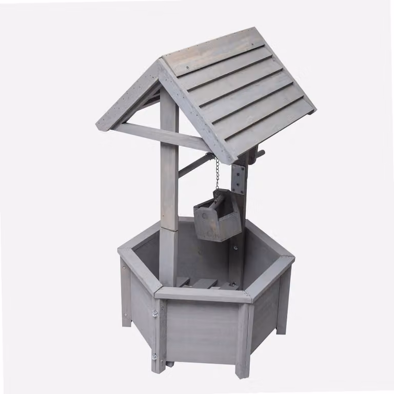 Manico decorativo in legno, dimensioni 38 x 42 x 82 cm