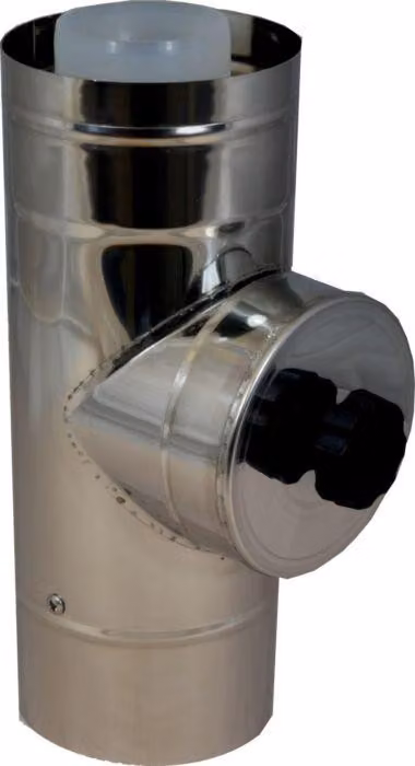 Tubo di ispezione Wolf DN80/125 concentrico 250 mm, in acciaio inox/PP