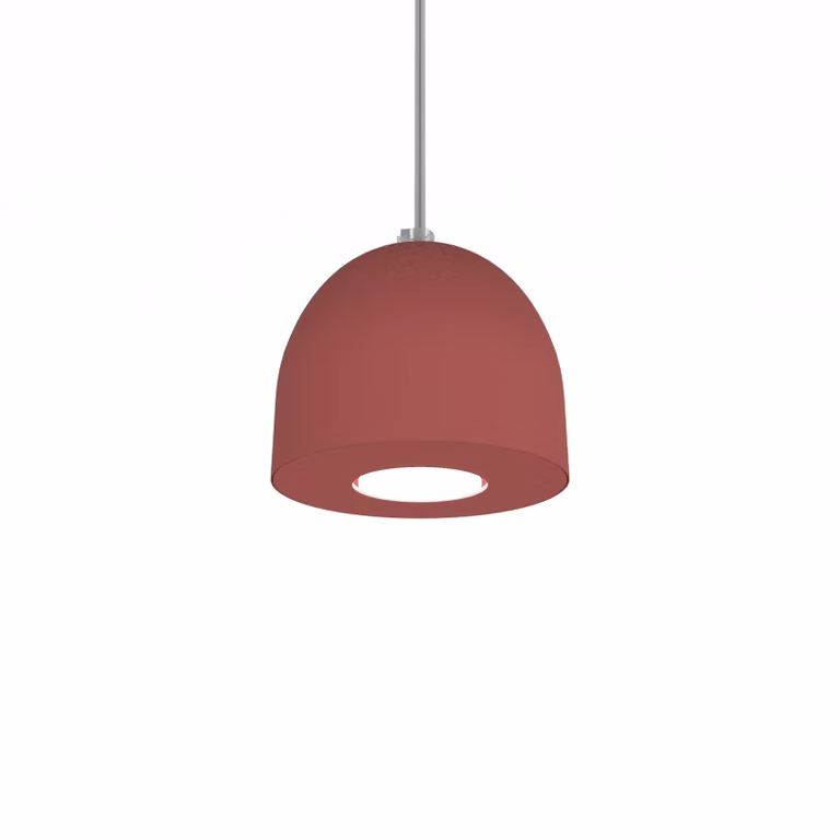 Lampada A Sospensione Campanella Monocolore Opaca
