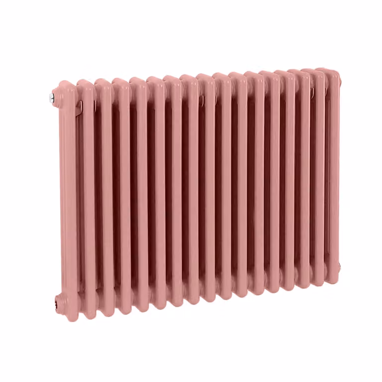 Radiatore Orizzontale a Colonne (2 Colonne) 600mm x 785mm - Rosa (Camellia Rosa) - Regent