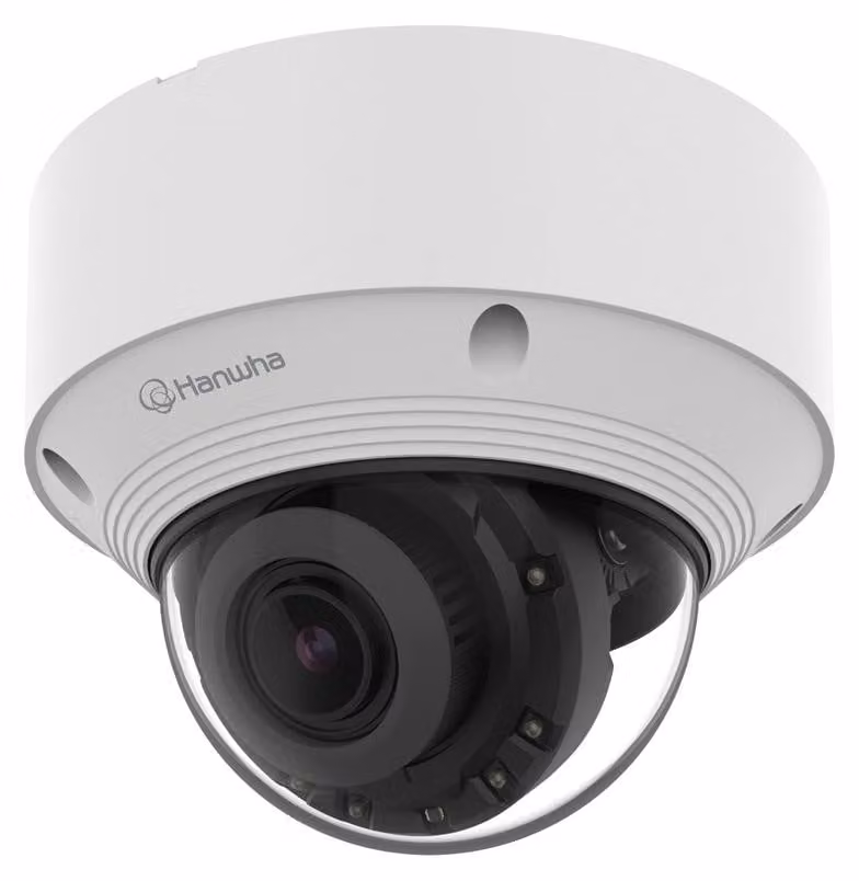 Hanwha QNV-C6083R, Telecamera di sicurezza IP, per esterni, con cavo, 120 dB, da soffitto, bianca