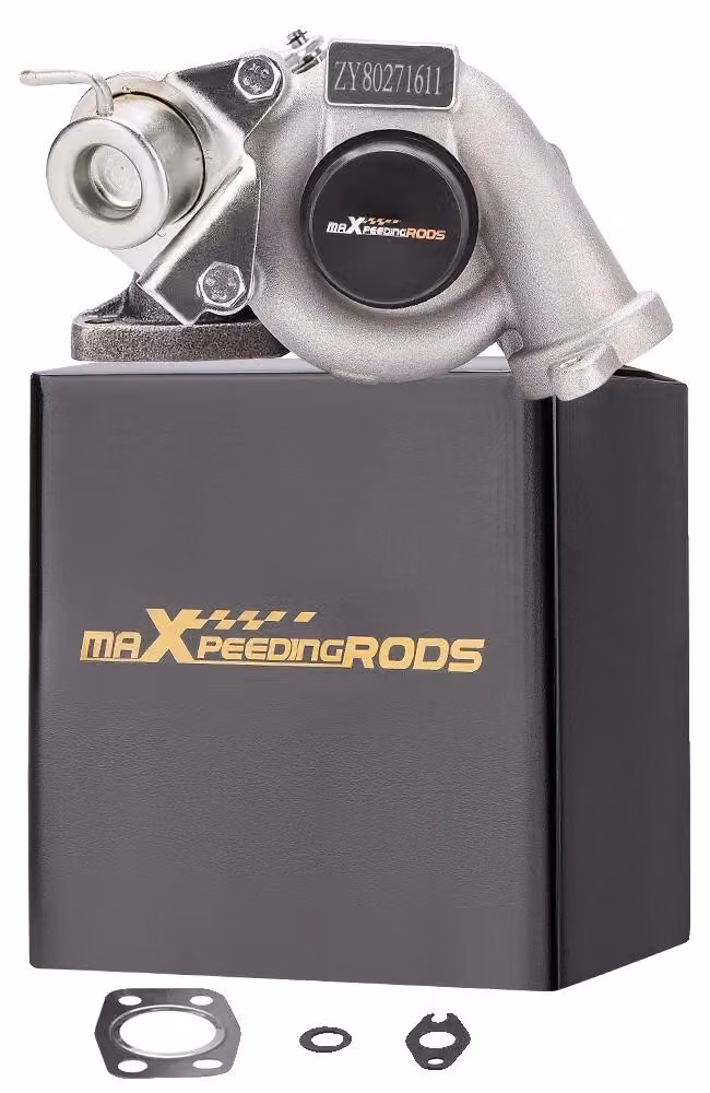 Turbocompressore, alluminio billet, lunghezza 25 cm, larghezza 24 cm, altezza 23 cm, potenza nominale 90 CV