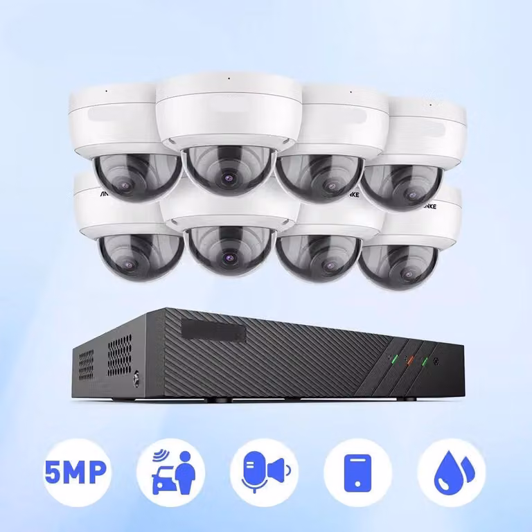 Sistema di sicurezza - Sistema di telecamere - Telecamere di sorveglianza - Telecamere di sicurezza - Sicurezza PoE