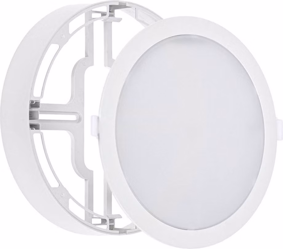 Spectrum LED proiettore da superficie e da incasso ALGINE 2in1 bianco rotondo Ø22,3cm 18W 2200lm bianco neutro 4000K 110°
