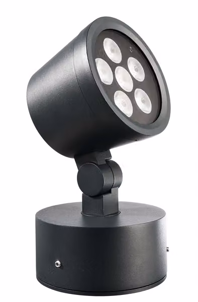Faretto da esterno a LED Colt RGBW 16W RGB+5500 K 20° grigio scuro dimmerabile IP65