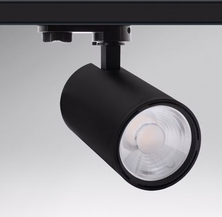 CENTURY EURO TRACK REGIA Lampada da binario NERA 25W 3000K Ra95 2150Lm 38d IP20