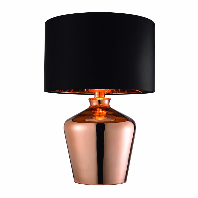 Lampada da tavolo Waldorf | 1 lampadina | 60 W E27 | Vetro/tessuto
