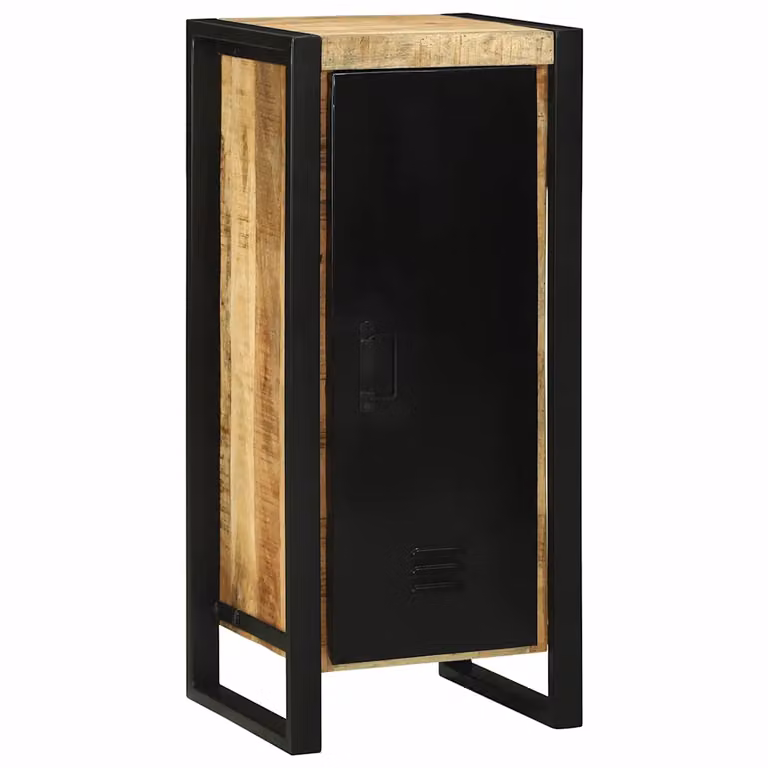 Mobile da bagno moderno vidaXL in legno di mango massello marrone L/P/H: 40 x 35 x 90 cm