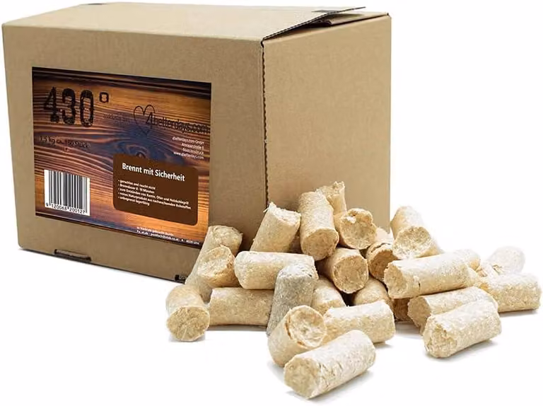 Accendifuoco ecologico da 1,5 kg, confezione da 150 pezzi, per carbone, ideale per barbecue