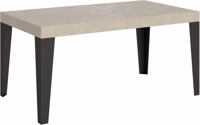 Tavolo allungabile Flaris Premium Bs Com colore Cashmere con gambe antracite L/P/H: 160 x 90 x 77 cm (estendibile fino a 264 cm) – 1