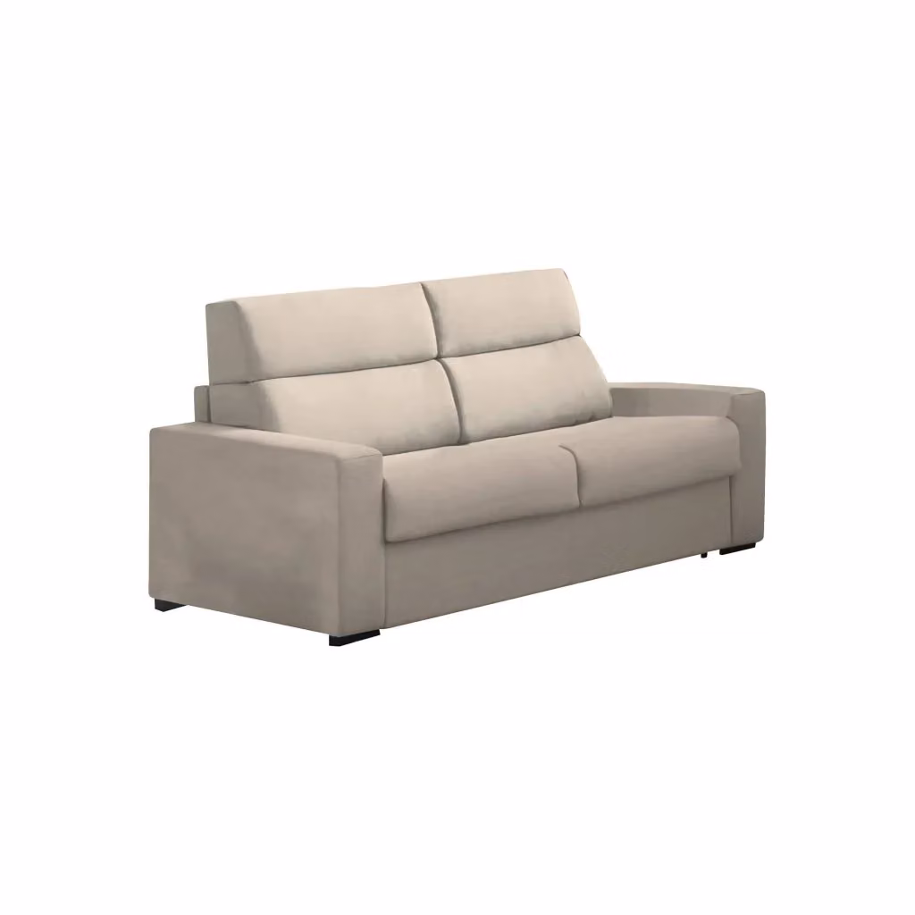 Vialfre Divano Fisso 2 Posti Made in Italy con Rivestimento Sfoderabile Grigio L: 180 cm, P: 95 cm, H: 100 cm – 2