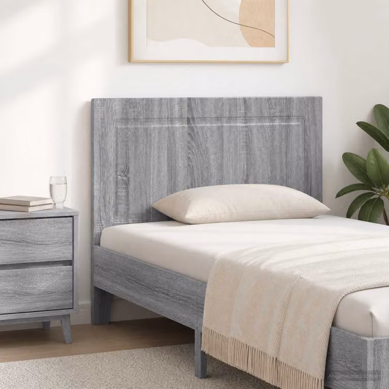 Testiera da muro vidaXL UTRECHT in legno ingegnerizzato grigio Sonoma