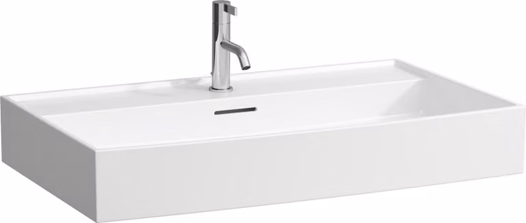LAUFEN Kartell lavabo à poser, 1 trou pour robinet, avec trop-plein, 800x460mm, H816336A001041, H816336A001041