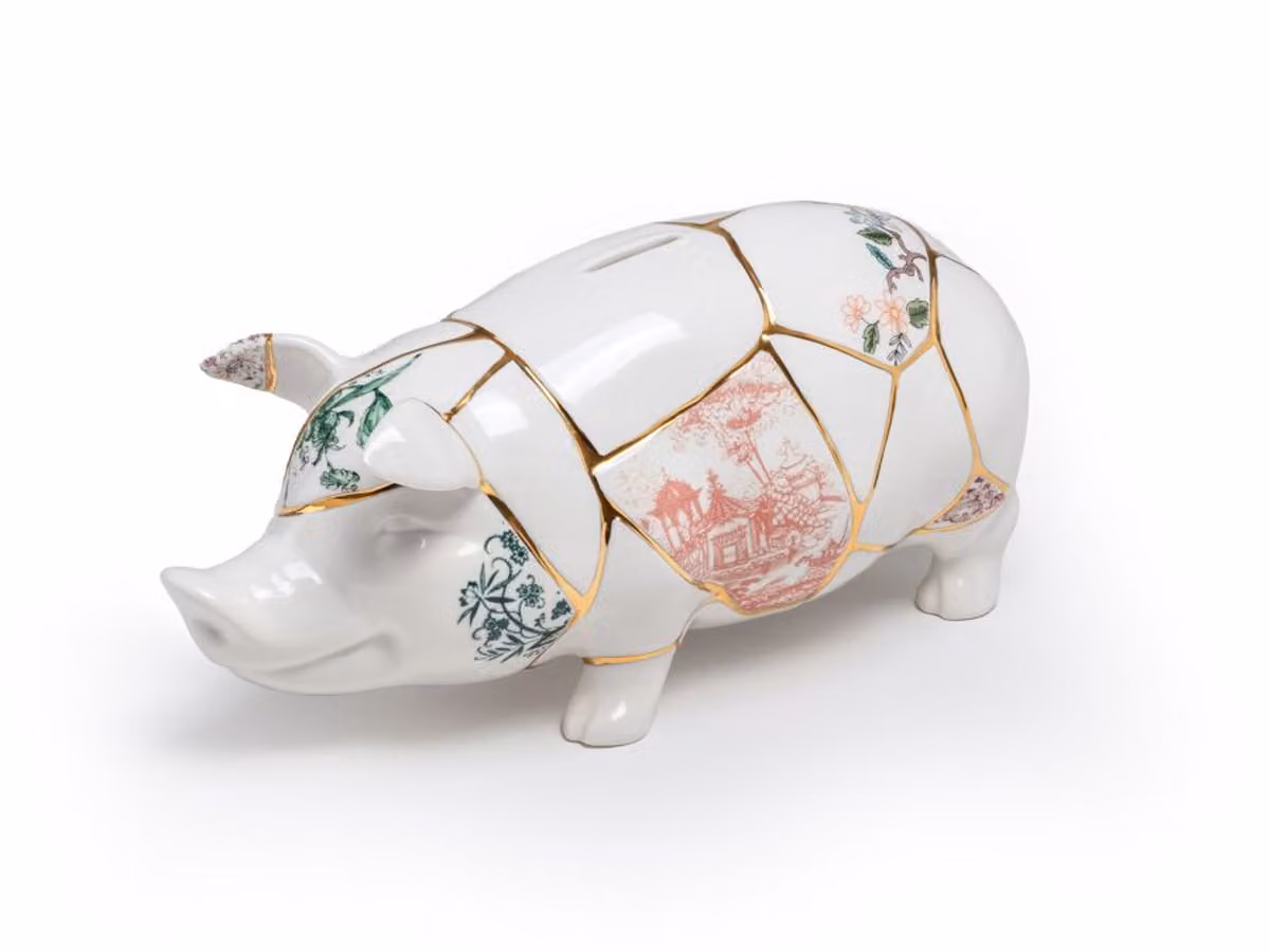 Kintsugi Piggy Bank - Salvadanaio