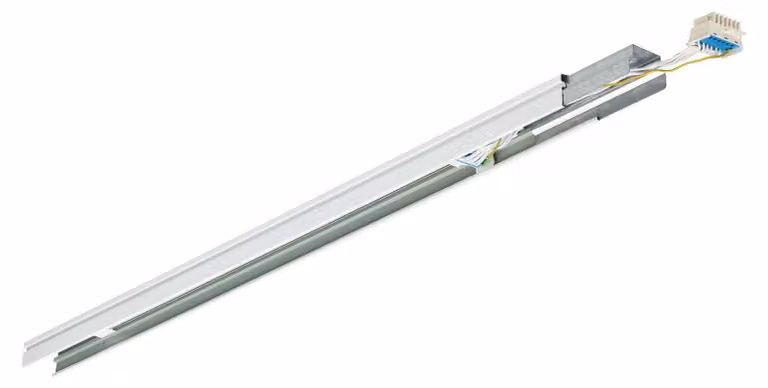 Sistema di illuminazione a binario Philips, 7 pollici, 2276 mm, bianco, modello LL523T, 4 luci