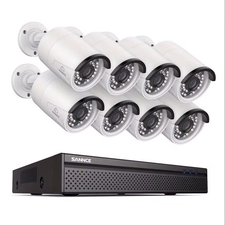 Kit di telecamere di sicurezza - Sistema di videosorveglianza - Sistema di telecamere a circuito chiuso (CCTV) - 8 telecamere PoE
