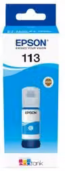 Cartuccia di inchiostro Epson ECOTANK Tank 113 Ciano C13T06B240