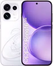 Smartphone Oppo Reno16 5G Pop White con display da 6,32 pollici, 512GB di memoria e 8GB di RAM