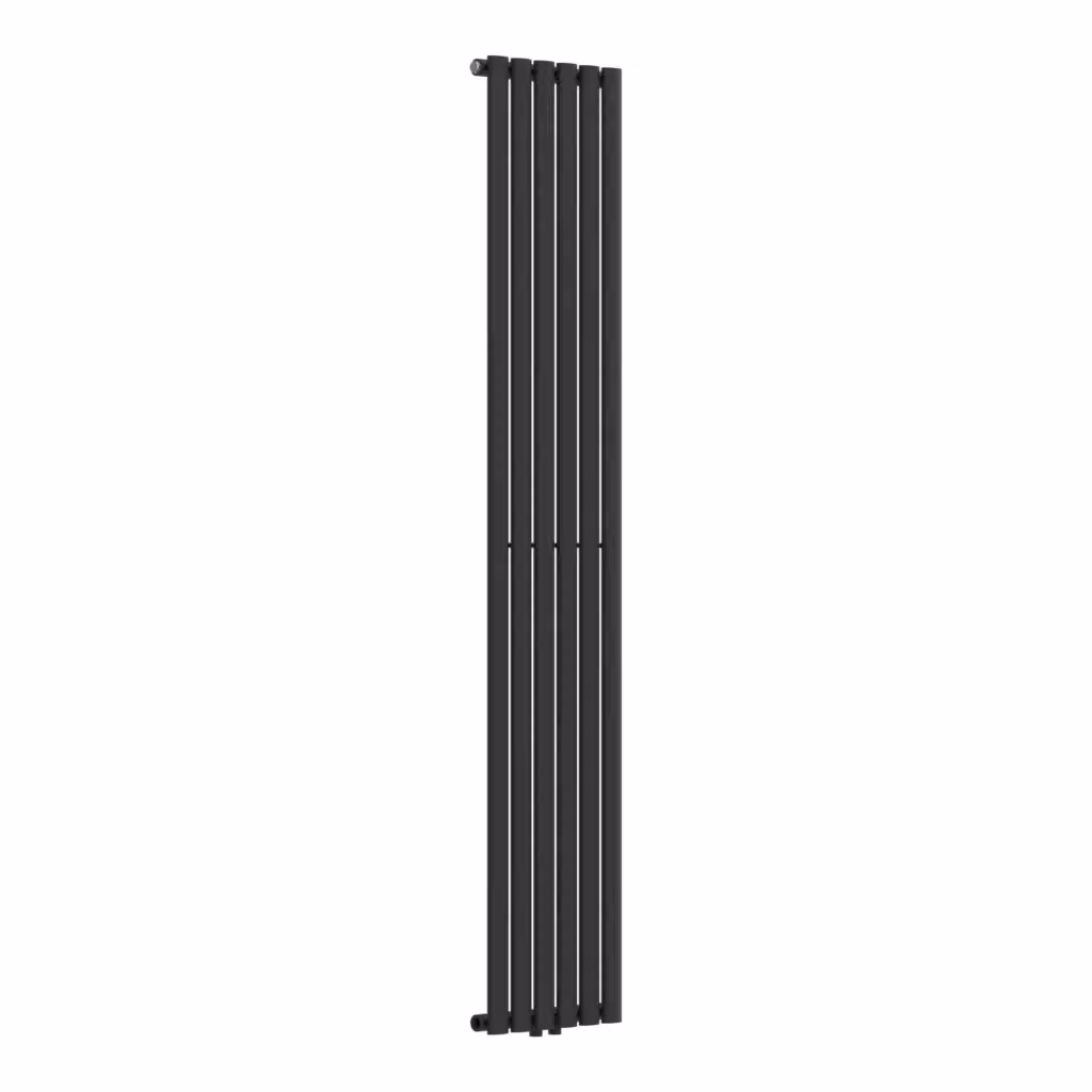 Termosifone ad acqua calda a pannello singolo con elementi tubolari neu.haus, Nero, H: 180 cm, L: 36 cm – 2