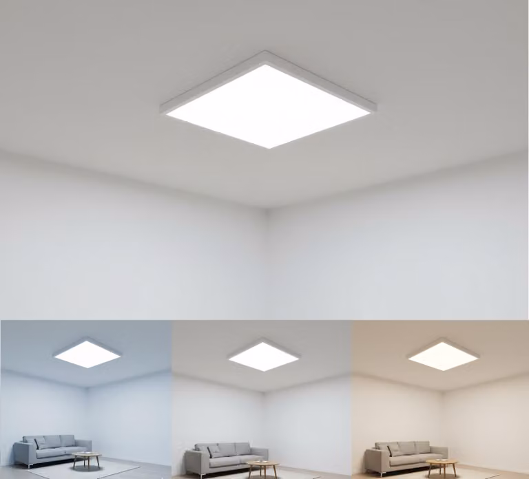 Braytron Plafoniera a pannello LED 30-50W 3CCT 3000-6500K plafoniera super luminosa regolabile 60X60 cm