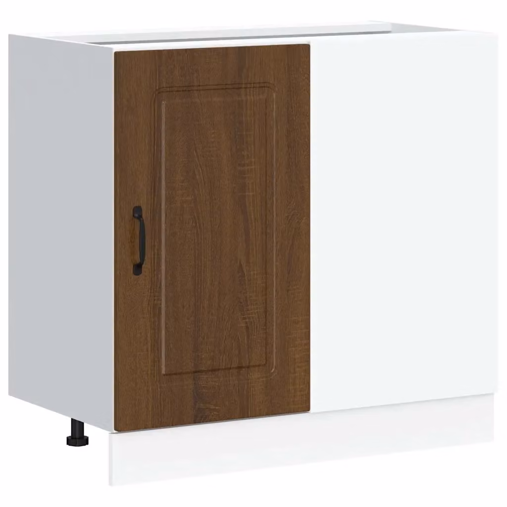Mobile Base da Cucina Design Mania Kalmar in Legno Multistrato Marrone con Ante a Battente – 2