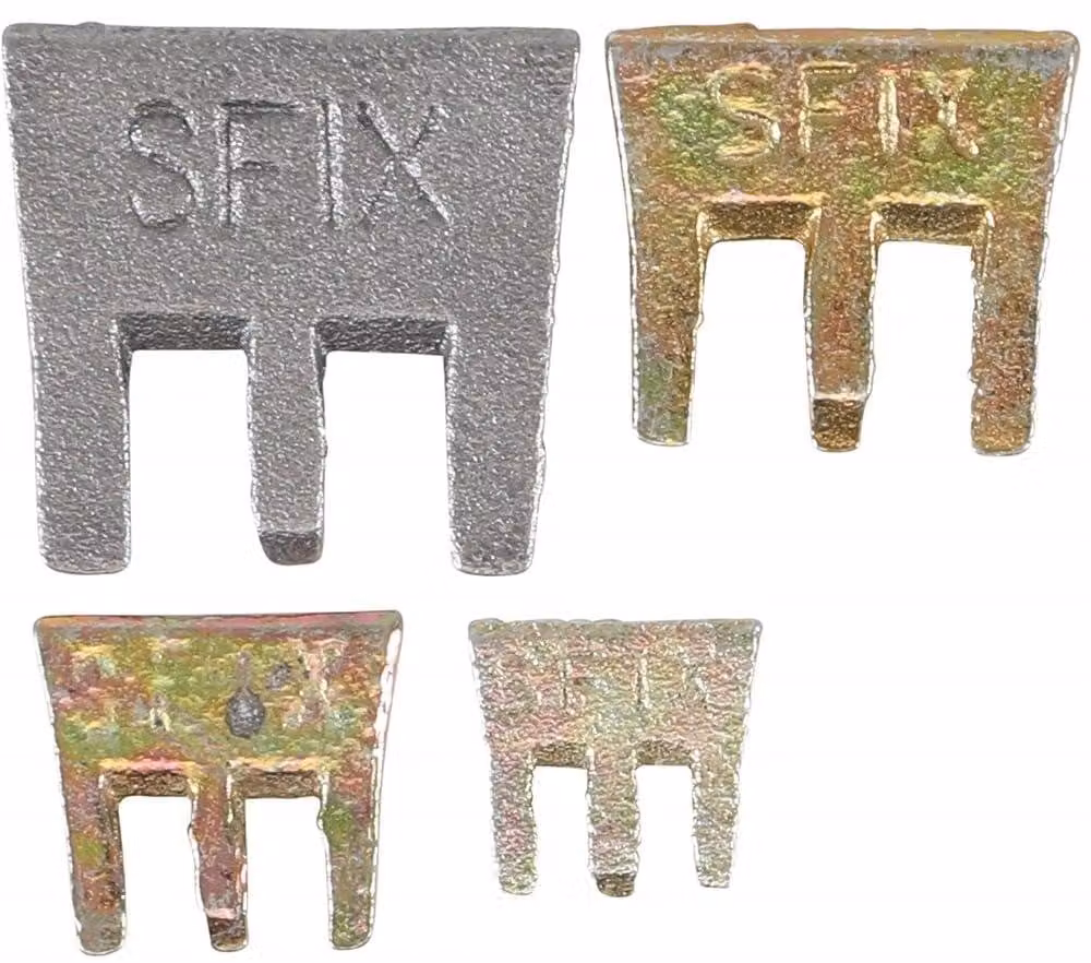 Set di tasselli a martello S-Fix, composto da 4 pezzi, per manici da 300 a 700 mm