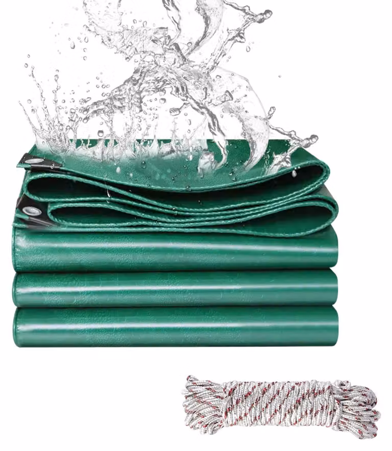 Telo in PVC impermeabile con occhielli rinforzati, dimensioni 2 x 4 metri