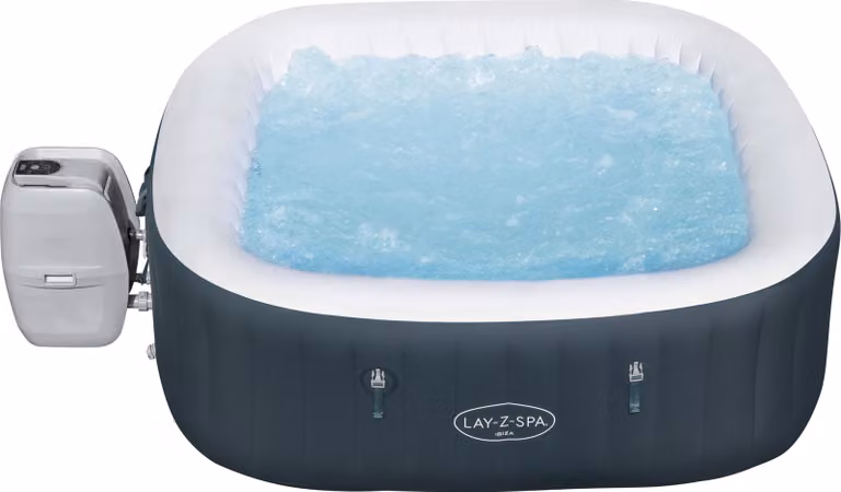 LAY-Z-SPA® Ibiza AirJet™ angolare, 180 x 180 x 66 cm, idromassaggio, idromassaggio da esterno