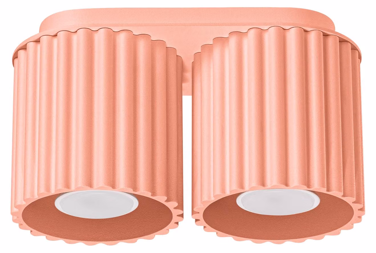 Lampada da soffitto AURA 2 pesca GU10 2xGU10 10W alluminio 12x10x21cm Sollux Lighting