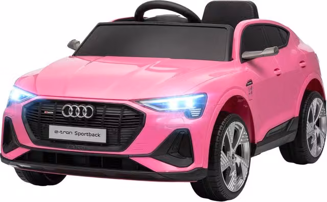 Auto elettrica per bambini giardino 108 x 60 x 47 cm telecomando velocità regolabili porte apribili design in metallo rosa 21_0000490